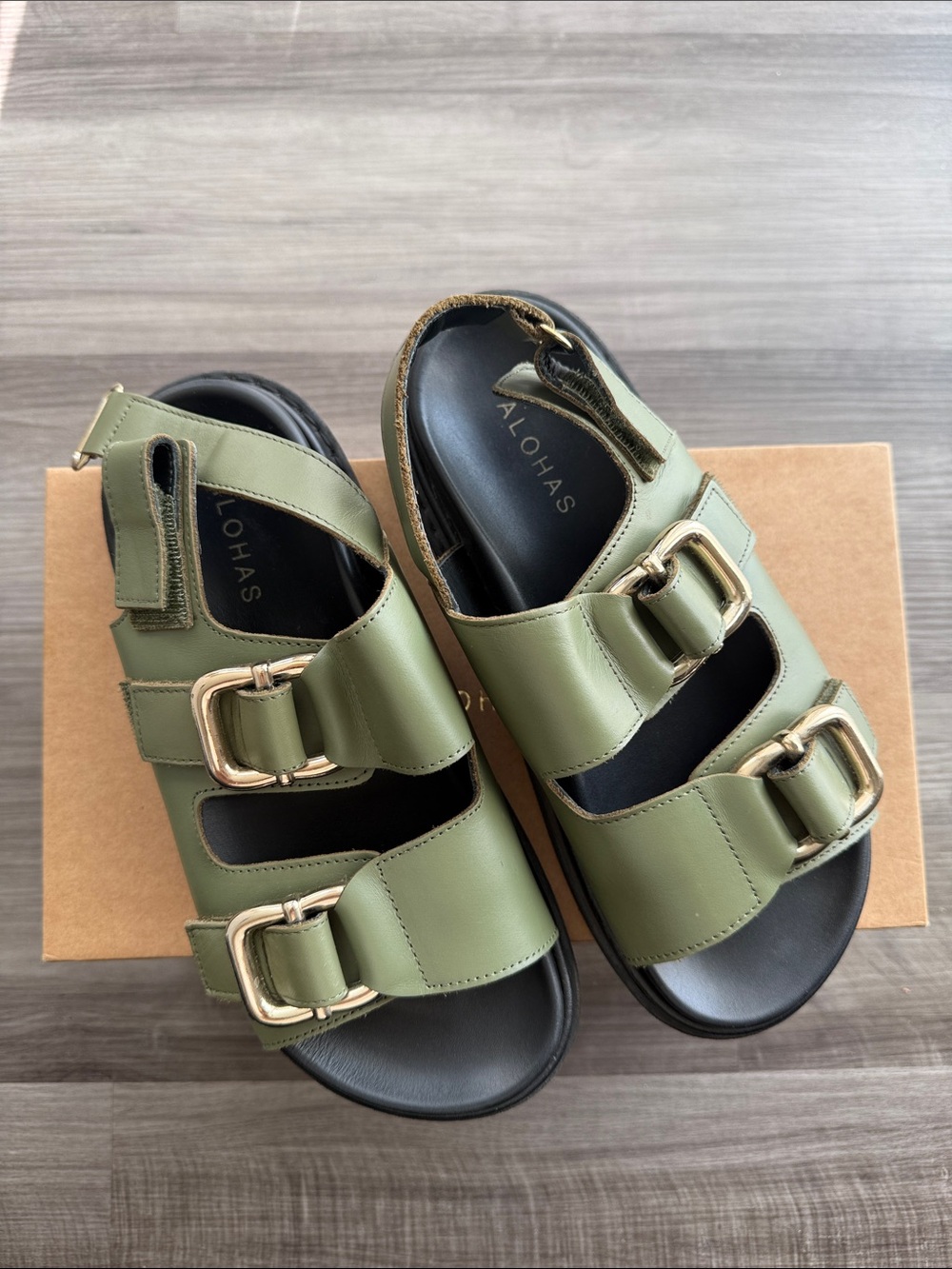 ALOHAS Harper Dusty Olive Sandals